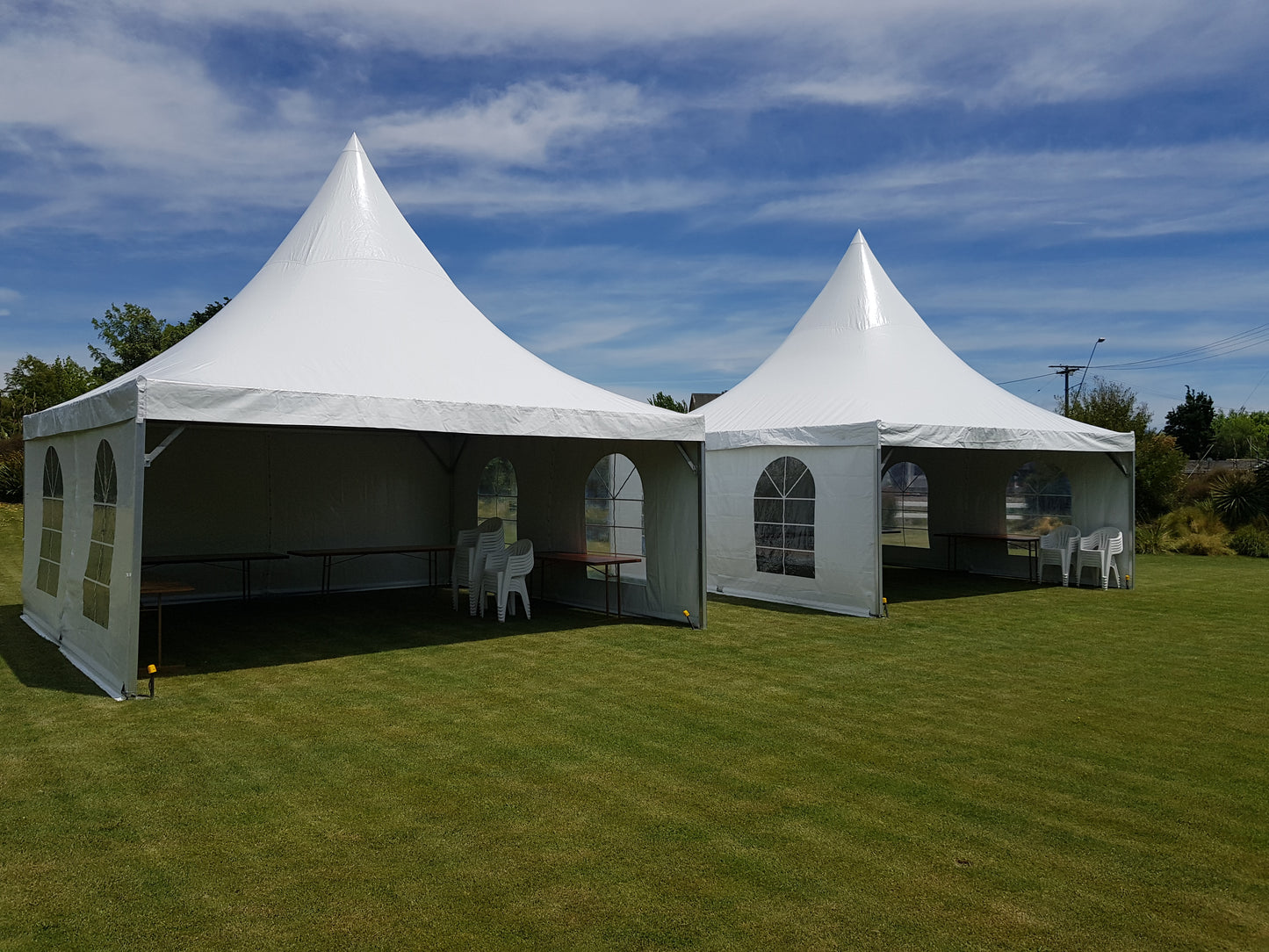 Marquee (White) 6m x 6m x 2.4m (incl Assembly and Dismantle)